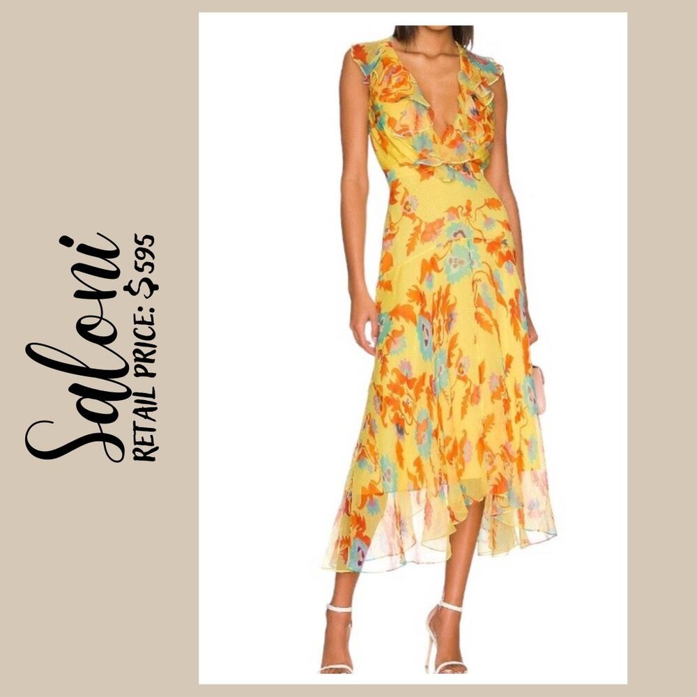 NWT Saloni Rita Dress From Revolve Size 0